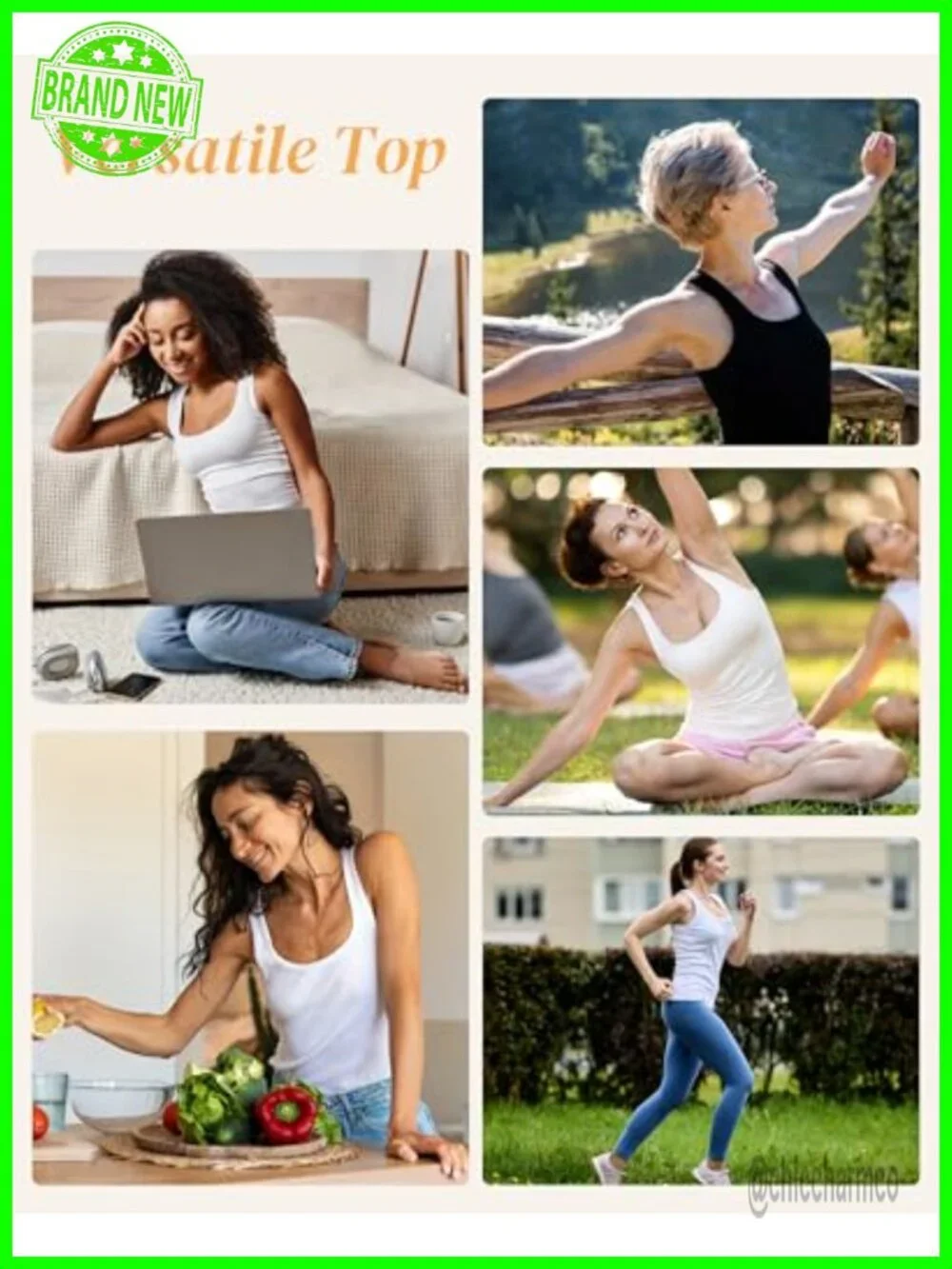 Bamboo Viscoes Womens Camisole Tank Top Cami Layering Undershirt 3/4 Pack